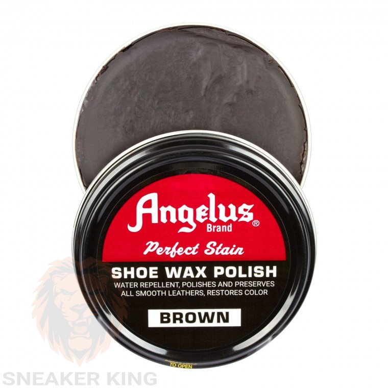 Віск для шкіри Angelus shoe wax Brown (коричневий) made in USA